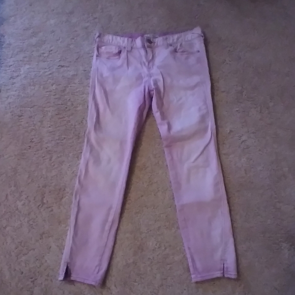 Free People Light Purple Ankle Jeans - Picture 1 of 10
